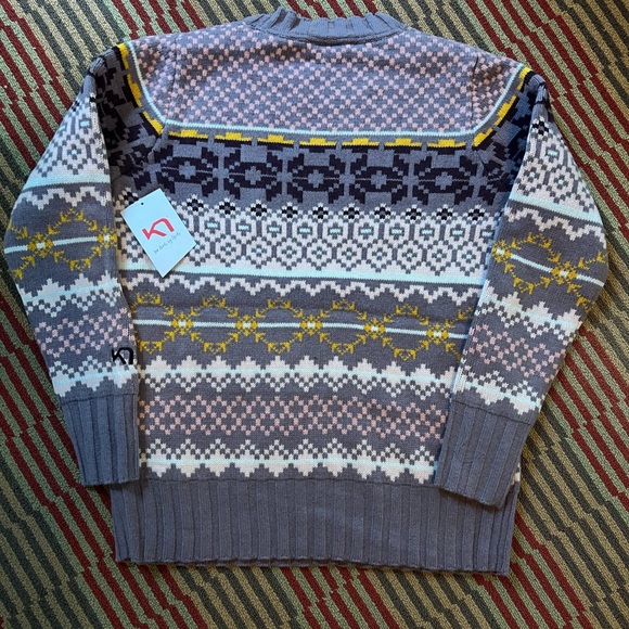 NEW🎿 Kari Traa Froya Knit Top - Wool, Long Sleeve in TAUPE XS - Picture 9 of 11